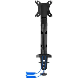 Arm for 1 monitors 13"-31.5" -  AOC AS110DX with integrated USB Hub, Black, USB Hub  USB-C + USB3.0, Desk Clamp/Grommet, Aluminum structure, Gas spring, Height adjustment, Max.Load  2-9kg, Tilt  '-90°~+85°, Swivel 180°, Rotation 360°, Hidden cable management, VESA 75/100