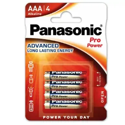 Panasonic "PRO Power" AAA Blister *4, Alkaline, LR03XEG/4BP