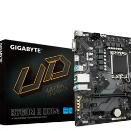 MB S1700 Gigabyte B760M H DDR4 mATX Factor de forma a placii de baza Micro-ATX Socket LGA1700 Chipset Intel B760 Tip Memorie DDR4 SDRAM Capacitate max. Totala RAM 64GB Sloturi memorie 2x DIMM Frecven%3Fa memorie 3200 MHz