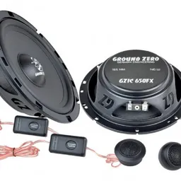 Ground Zero Difuzoare auto, 165 mm / 6.5", 140 W max, set component GZIC650FX