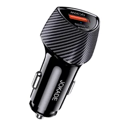 Incarcator Auto Jokade JH027, 1X USB port + 1X USB-C port, PD 60W