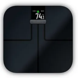 GARMIN Index  S2, Black Scale, Cantar inteligent, Functii  Greutate, Tendinta greutatii, Indice masa corporala, Procentaj de grasime corporala, Masa musculara, Masa osoasa, Procentaj de apa din corp, Compatibil cu BLE  Da, Compatibil cu ANT  Da, Wi-Fi  Da, 2,4GHz, Limita de greutate  400 lbs (181,4 kg), Autonomie baterie  Pвna la 9 luni  foloseste 4 baterii AAA (incluse), Dimensiuni  12,6" x 12,2" x 1,1" (320 x 310 x 28 mm), Greutate  4,4 lbs (2,0 kg)