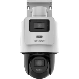 Hikvision DS-2SE2C400MWG-E/14 TandemVu 4+4 Megapixel уличная поворотная PT камера c двухсторонней связью, цветной съемкой 24/7 и Motion Detection 2.0 для обнаружения движения