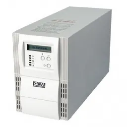 UPS PowerCom VGD-1500A On-Line, LCD, LAN protection, SNMP Slot, 2 sockets, External Battery Connector, Cold start function, Optional SNMP Card slot, True on-line technology, Short Circuit and overload protection, ABM, RS-232