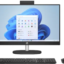 HP AIO 24-cr0074ci Black (23,8" FHD IPS Ryzen 5 7520U 2.8-4.3GHz, 16GB, 512GB, wired KB MS, Free DOS) Product Family HP All-in-One 24-cr0074ci / A1AG1EA Screen 23.8" FHD (1920x1080) IPS Anti-glare, Non Touch, 250 nit, sRGB 99% CPU AMD Ryzen  5 7520U (4C / 8T, 2.8 / 4.3GHz, 6MB) RAM 16GB LPDDR5 5500 on board HDD 512GB PCIe® NVMe  M.2 SSD Opticals no ODD Card Reader no CR Graphics Integrated AMD Radeon Graphics WLAN Realtek RTL8852BE Wi-Fi 6 (2x2)   Bluetooth® 5.3 Camera 720p HD Camera with privacy 1 x USB-C 2 x USB-A 2.0 2 x USB-A 3.2 gen1 HDMI-out 1Gb LAN (RJ-45) Keyboard USB HP 125 Keyboard, Black, Russian Mouse USB HP 125 Mouse, Black Speakers 2 x 2W PSU 90W Adapter Black OS FreeDOS Maincase Black
