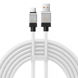 Baseus Cable CoolPlay Series USB-A to Type-C 5A 100W 2m, White CAKW000702