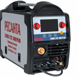 Сварочный аппарат полуавтомат RESANTA САИПА-200 SINERGIEA (MMA/MIG/MAG/TIG) 220 A 9.2 кВт 220 - 240 В ,VT-R6575