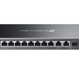 TP-LINK "ES210GMP" 8-port 10/100/1000Mbps POE+ Easy Managed Switch, 8xPoE Ports, 1xGbE, 1xSFP/RJ45 Combo, 123W Budget, Steel Case
