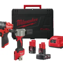 Set de doua masini cu acumulator Milwaukee, model M12 FPP2D2-422X, 4933480593 35649