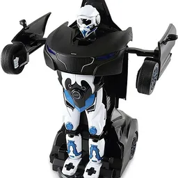 Robot jucarie Rastar 1:14 Transformable Black/White 74720