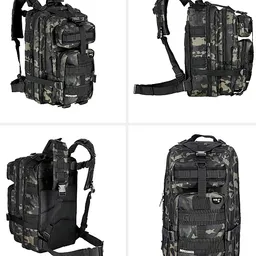 Rucsac sportiv Nils Camp CBT7204 Black Moro Defender