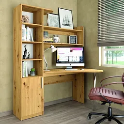 Masa de birou Yasen Cosinus Stejar Artizan