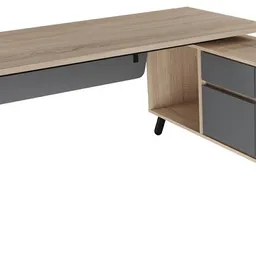 Masa de birou DP FUSION+Box încorporat DREAPTA