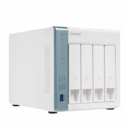 Nas server qnap ts-431k, 4-bay, annapurnalabs 4-core 1.7ghz, 1gb ddr3, 2x1gbe