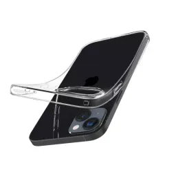 Husa spigen iphone 14 plus, liquid crystal, crystal clear