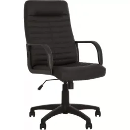 Fotoliu de birou ag orman kd tilt eco-30, piele eco, tilt, negru, 57 x 51 x 105.5-116.6