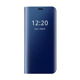 Husa helmet case flip samsung a9(2018) mirror,  blue, 6.3"