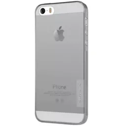 Husa nillkin apple iphone se/5s/5,  ultra thin tpu,  nature,  gray, 4.0"