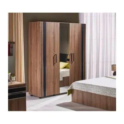 Dulap ambianta fenix nuc, pal melaminat, nuc,, 199 x 154 x 52