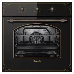 Cuptor electric incorporabil tornado rugl7009bl, 70 l,  grill,  timer,  9 moduri,  autocuratare traditionala,  negru