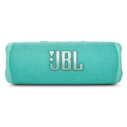 Boxa jbl portable speakers jbl flip 6, teal putere rms: 30 w design boxe: raft/masa rezisten?a la apa: ip67 materiale: plastic abs, textil tip sistem acustic: difuzoare cu 2 cai sistem canale audio: 2.0 lanterna led bluetooth: 5.1 timp operare baterie: 12 ore