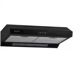Hota wolser wl 6010 nb, 275 m³/h,  1 motor,  60 cm,  filtru din aluminiu absorbant de grasimi,  negru