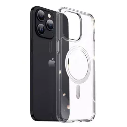 Husa dux ducis case tpu for iphone 15 pro clin mag, clear