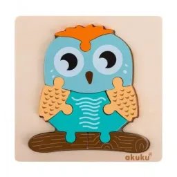 Jucarie educativa akuku joc educativ  owl a0601