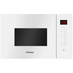 Cuptor cu microunde incorporabil hansa ammb25e1wh, 25 l,  900 w,  1000 w,  control electronic,  grill,  alb, negru