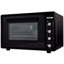 Cuptor electric wolser wl-70 ml black tf, 70 l, 2000 w, 4 funcții, grill, timer, negru