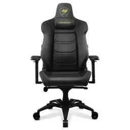 Fotoliu gaming cougar armor evo royal black/gold, user max load 160kg / 160-195cm