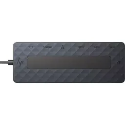Docking station hp universal usb-c multiport hub - 2xusb-a 3.2 ports; 1xusb-c 3.2 port; 1xusb-c type-c passthrough port (up to 65w to host); 1xhdmi 2.0; 1xdp; 1xrj45.