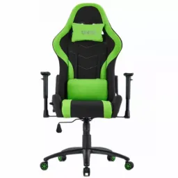 Fotoliu gaming xenos nox black-green, stofa, gazlift, 150 kg, 180 cm