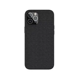 Husa helmet case tpu iphone 12/12 pro nylon series, black, 6.1"