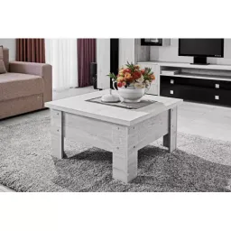 Masa ambianta transformer alb samoa, pal, alb samoa, 160, 80 x 45, 75 x 80