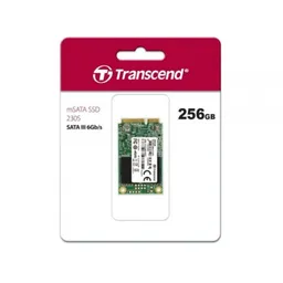 mSATA SSD  256GB Transcend  "TS256GMSA230S" [R/W:550/400MB/s, 55/70K IOPS, SM2258H, 3D TLC]