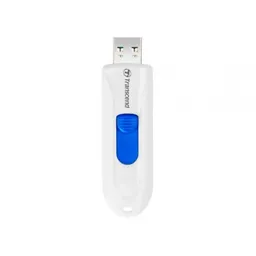 32GB USB3.1 Flash Drive Transcend "JetFlash  790", White, Slider (R/W:90/25MB/s)
