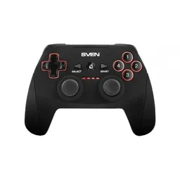 Wireless Gamepad SVEN GC-2040, 4 axes, D-Pad, 2 mini joysticks, 11 buttonsErgonomic design, Turbo function for continuous ?ring, Built-in battery, Soft-touch coverag, Digital and analog, Supports: Wi