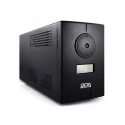 UPS PowerCom INF-1100 1100VA/770W,24Vdc,15A max charge curr.,External Battery Only, 2*Schuko Sockets