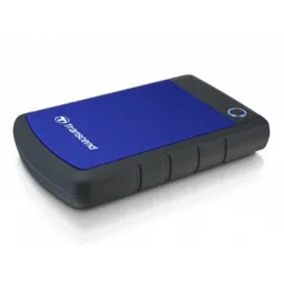 2.0TB (USB3.1) 2.5" Transcend "StoreJet 25H3B", Navy Blue, Rubber Anti-Shock, One Touch Backup
