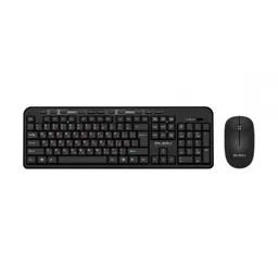SVEN KB-C3200W, Wireless, Multimedia Keyboard & Mouse, 2.4GHz, (115 keys, 11 Fn-keys) + Mouse (3 + 1 (scroll wheel), 800/1200/1600 dpi), Nano receiver, USB, Black