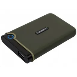 2.0TB (USB3.1) 2.5" Transcend "StoreJet 25M3G" Slim, Military Green, Rubber Anti-Shock, OT Backup Capacitate memorie:  2 TB  Interfa?a:  USB 3.1 Gen 1  Tipul conectorului unita?ii:  USB3.0 Micro-B  Co