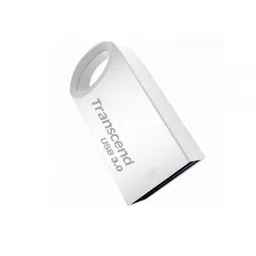 64GB USB3.1 Flash Drive Transcend "JetFlash 710S", Silver, Metal Case, Ultra-Slim (R/W:90/30MB/s)