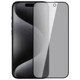 Sticla de protectie nillkin iphone 15 guardian full privacy, tempered glass, black