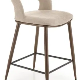 Scaun de bar Halmar H114 (Gray/Walnut)