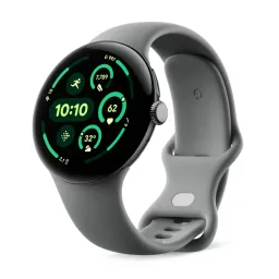 Google Pixel Watch 3 41mm Wi-Fi Matte Black Aluminum Case Obsidian Band