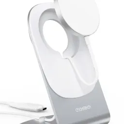 Încărcător Choetech H046 + T518-F, argintiu