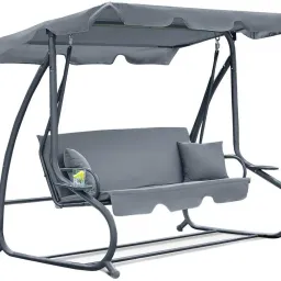 Leagăn de grădină FunFit Relax Plus, gri