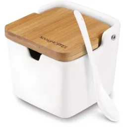 Vas pentru zahăr Konighoffer Ceramic, alb