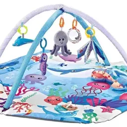 Covor de joc pentru copii 4Play Water Surface, albastru